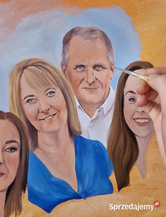 Portret na zamówienie obraz farbami olejnymi mazowieckie Warszawa