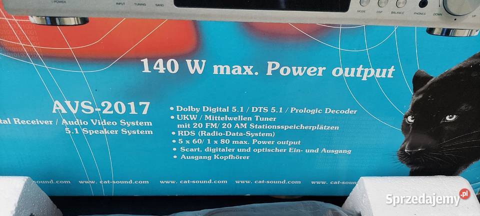 Amplituner Cat ASV 2017 Digital Receiver Tuner Szczebrzeszyn