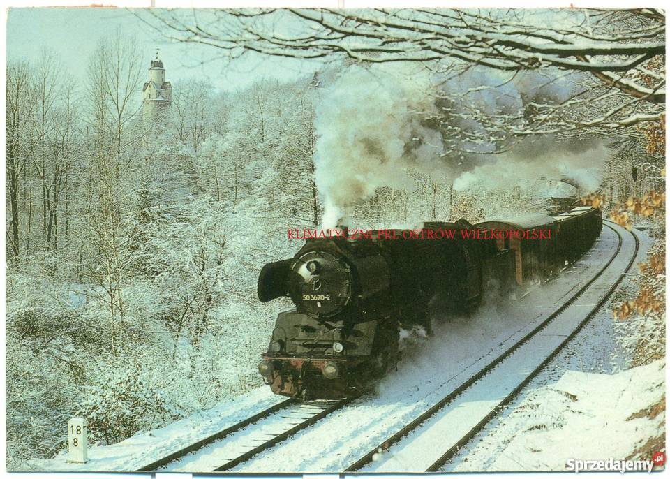 Stara pocztówka lokomotywa parowóz 11