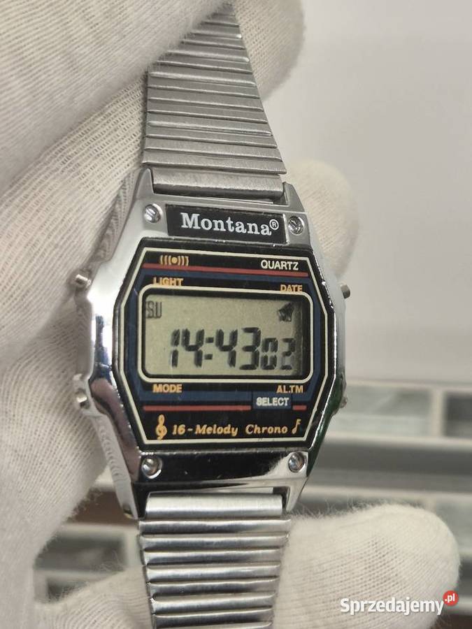 Kolekcjonerski zegarek Montana z lat 80 Męskie śląskie Chorzów sprzedam