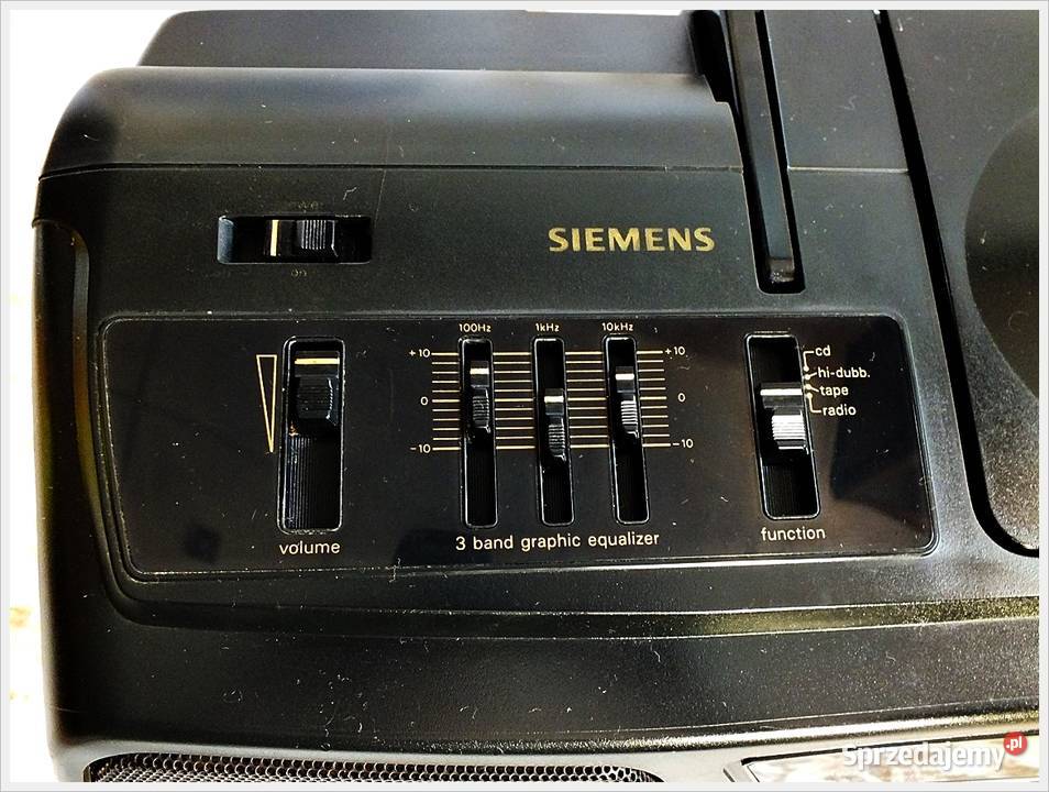 Duży Smok Radioodtwarzacz SIEMENS RD118 CD Żary