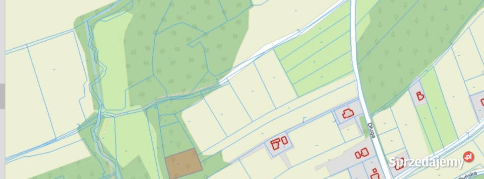 Działka rolna i las w gratisie utwardzona Kończyce Wielkie sprzedam