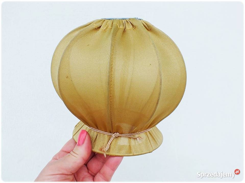 Stary Klosz Abażur materiałowy na metalowym Żary