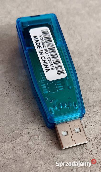 PC USB do RJ45 Gniazdo do Ethernet Internet RJ45 Opole