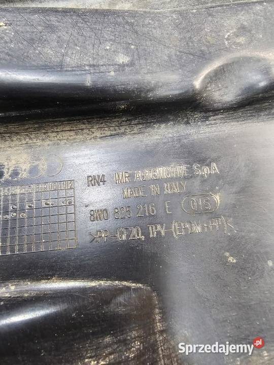 OSŁONA PODWOZIA TYŁ AUDI A4 B9 8W0825216E Przystajń sprzedam