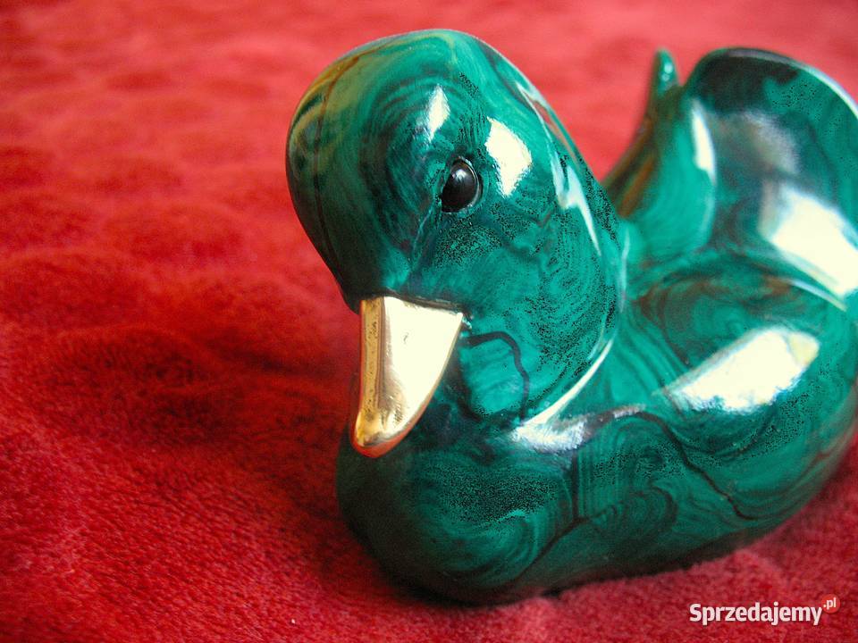 Kaczka w kolorach malachitu w stylu Flambe Siedlce