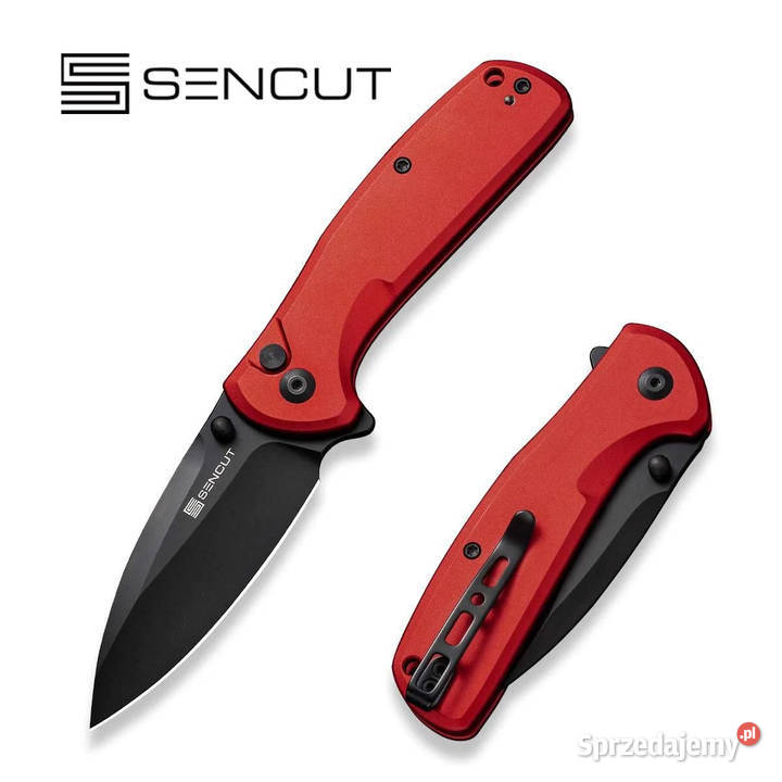Nóż składany Sencut ArcBlast Red Aluminium Black Warszawa