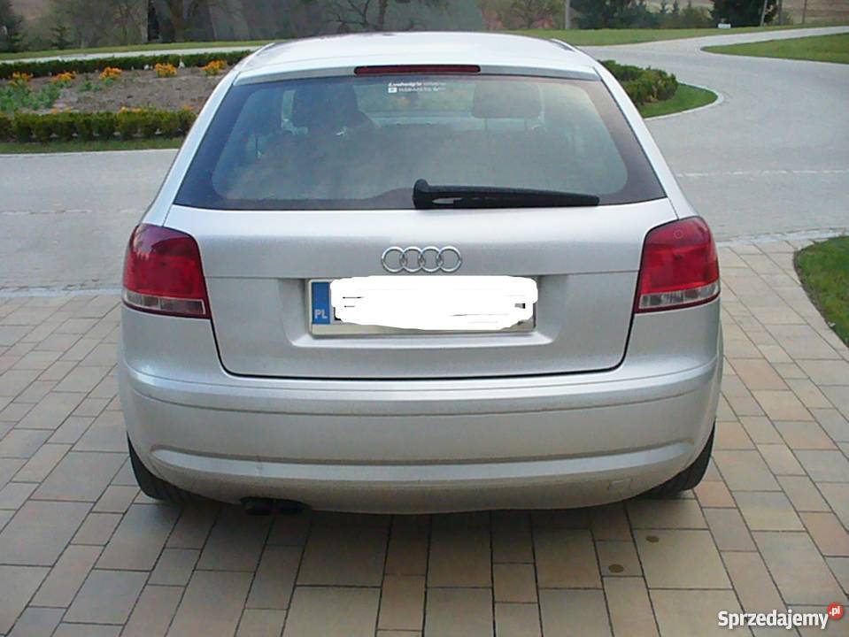 Audi A3 8P srebrny Lift duży grill okazja 1899cm3 Krasnystaw