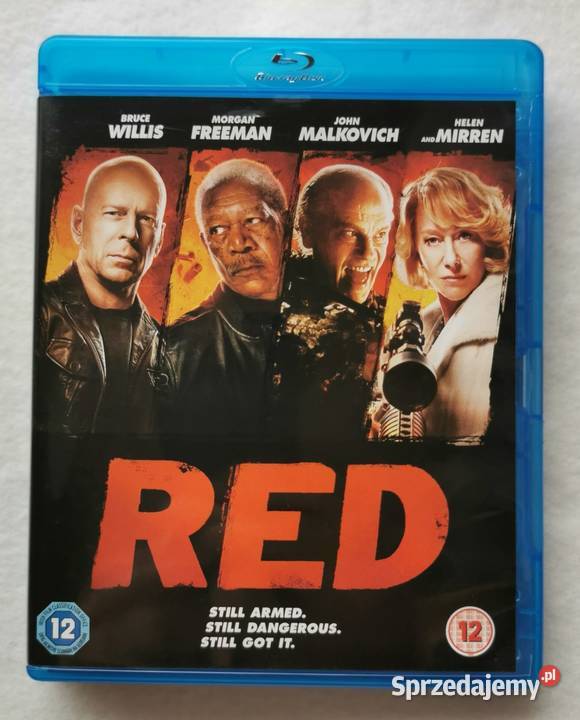 Red Bluray En 2010 Bruce Willis Blu-ray łódzkie Wytrzyszczki