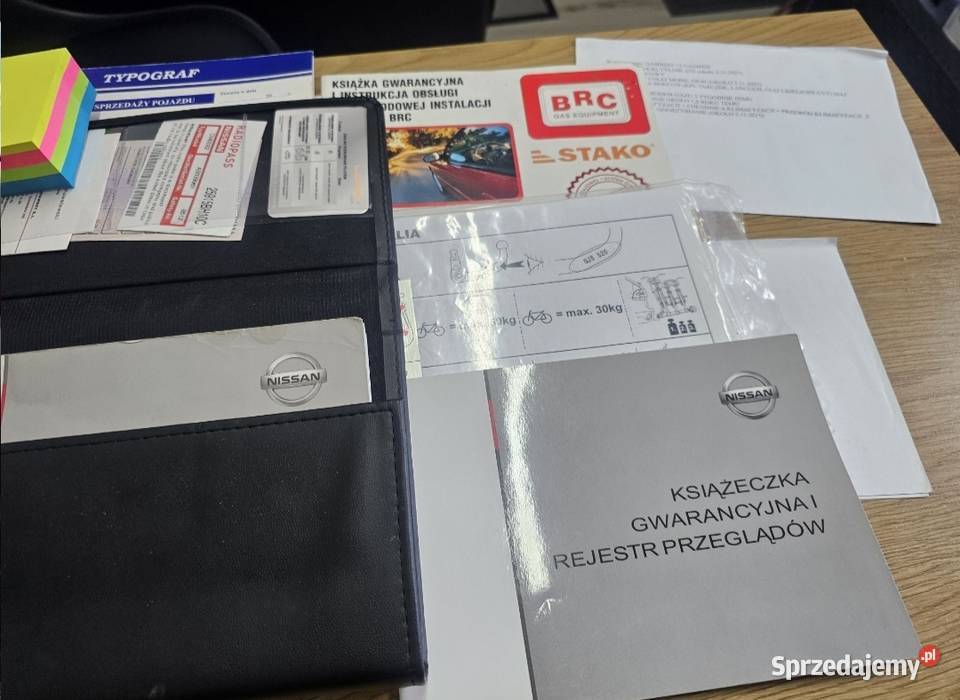 Nissan Qashqai 20LPG AUTOMAT 4X4 PANORAMA ESP Wójcin sprzedam