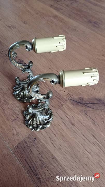 Stare mosiężne kinkiety Włocławek