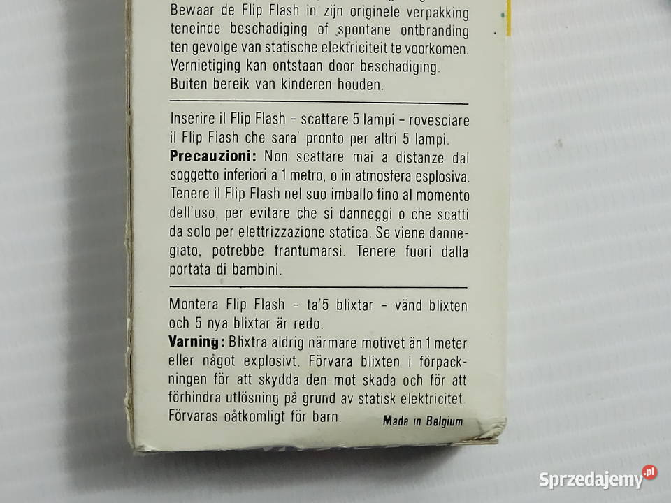 Retro Sylvania Super 10 Flip Flash Nie używany Biłgoraj sprzedam