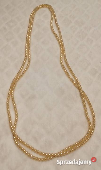 Naszyjnik z koralików korale 4mm 145 14 Czeladź sprzedam