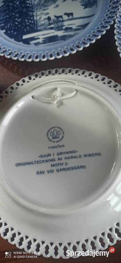 Talerz Zwierzęta o świcie
Copenhagen Porcelain Gdańsk sprzedam