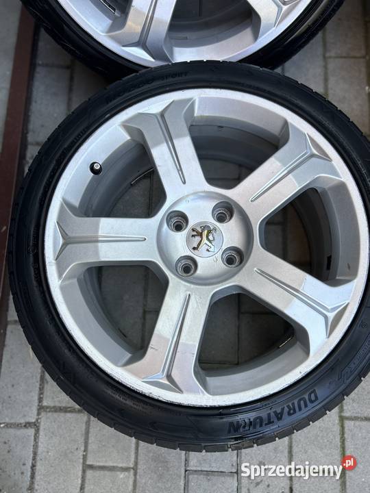 Sprzedam komplet kół alufelg peugeot 4x108 18 Motoryzacja Konin