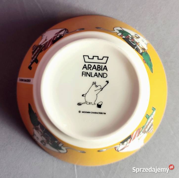 MUMINKI miseczka Moomin Arabia Finland z KORONĄ Jasień sprzedam