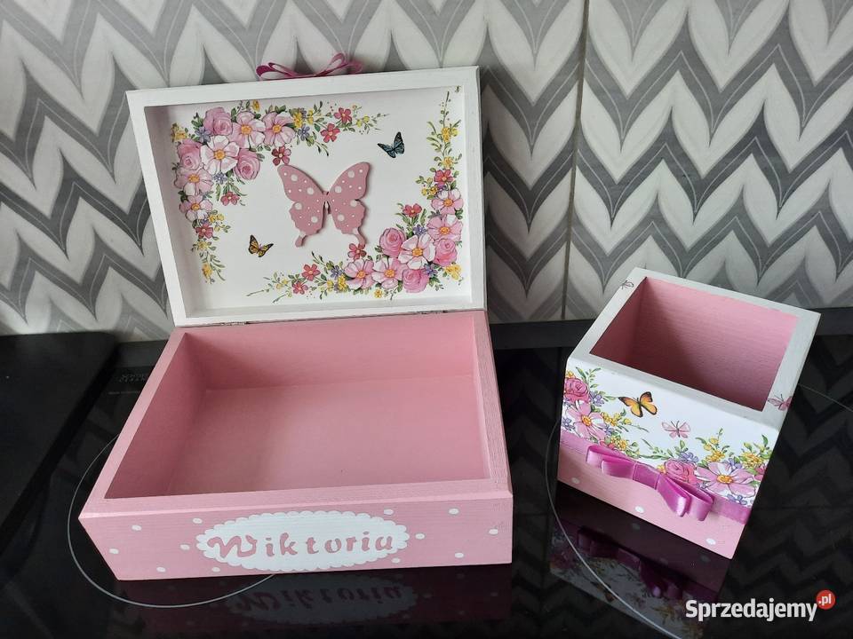 Szkatułka dziewczynki z imieniem handmade opolskie Kędzierzyn-Koźle sprzedam