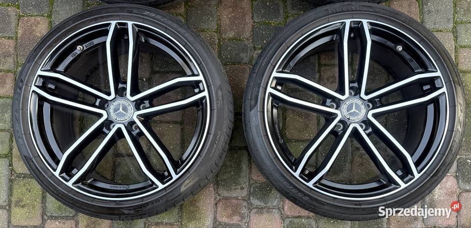 19 Mercedes C klasa W205 felgi koła komplet wielkopolskie Lubasz