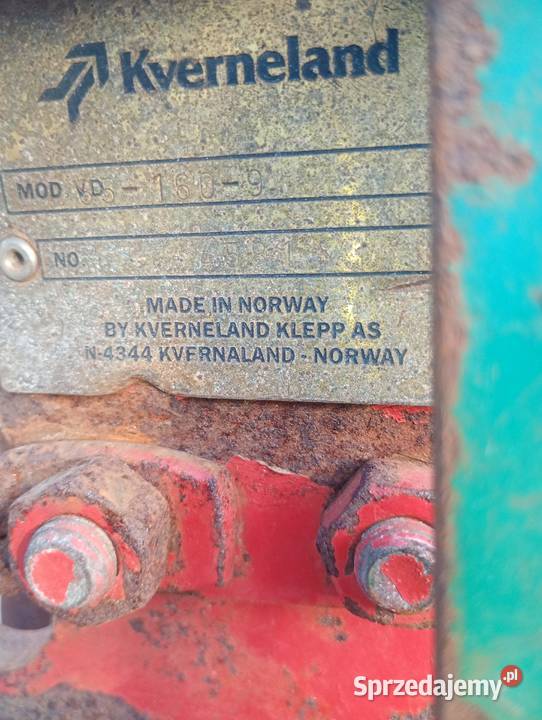 Kverneland VD 85 3 skibowy pacomat wał Kverneland wielkopolskie Turkowice