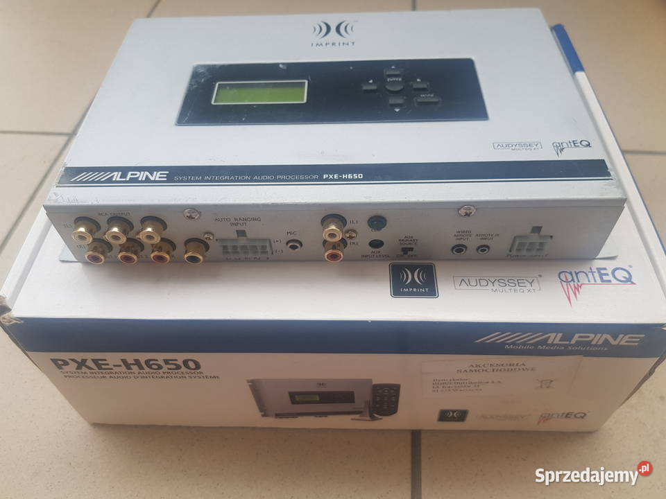 Alpine PXEH650 Procesor DSP do integracji zachodniopomorskie Szczecin