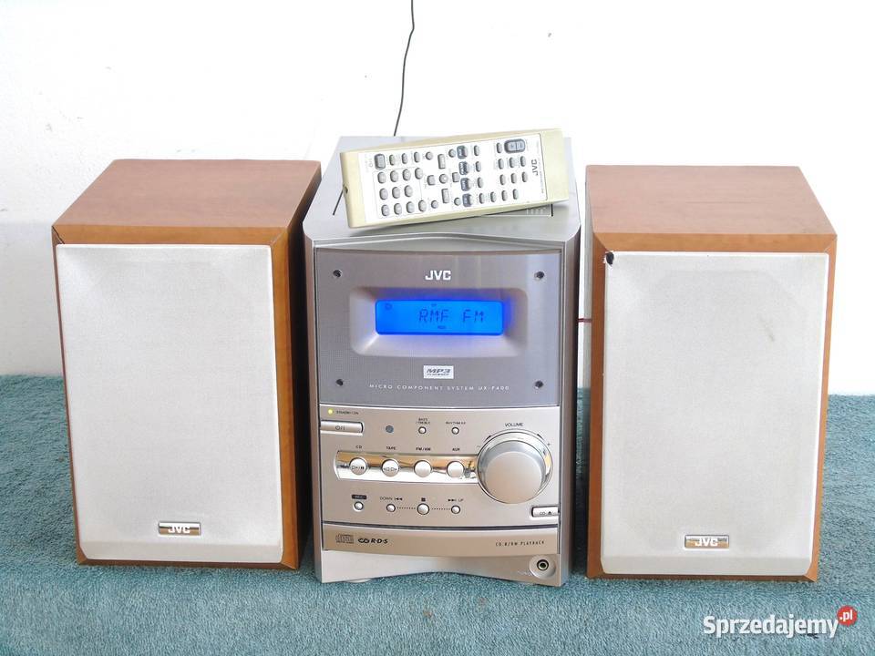 Japońska wieża audio JVC UXP400 pilot kolumny