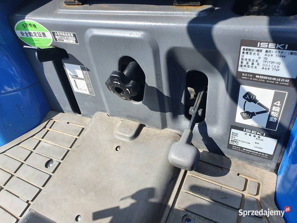 Traktor ciągnik ISEKI Sial diesel 173 4WD nowy nieuszkodzony Ciągniki Rolnictwo Kobiele Wielkie