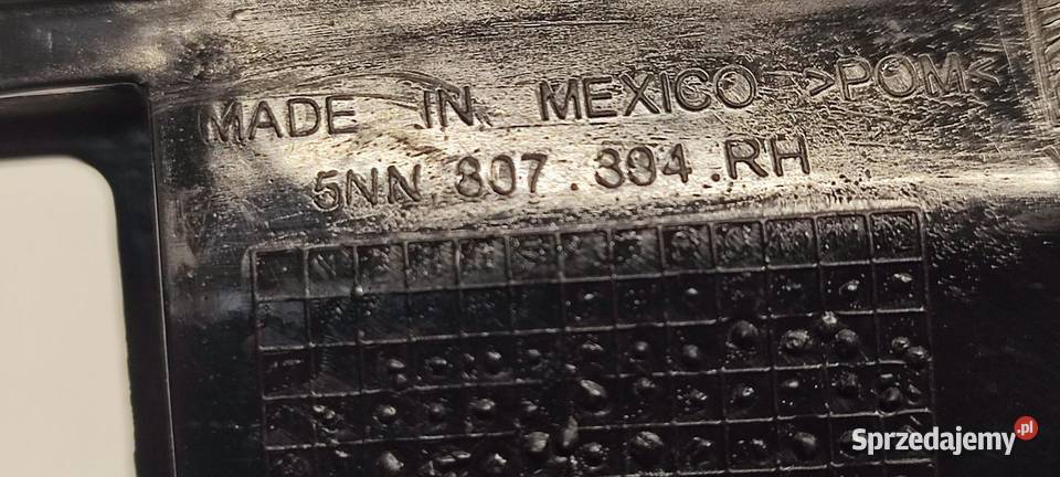 VW TIGUAN ALLSPACE ŚLIZG ZDERZAKA PRAWY TYŁ