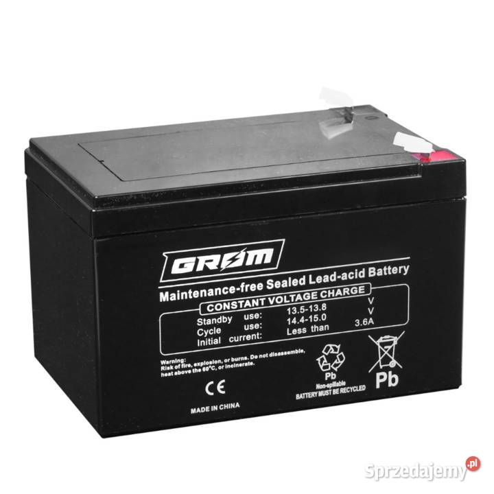 Akumulator żelowy 14Ah GROM 12V LP1214 Akumulatory mazowieckie Legionowo