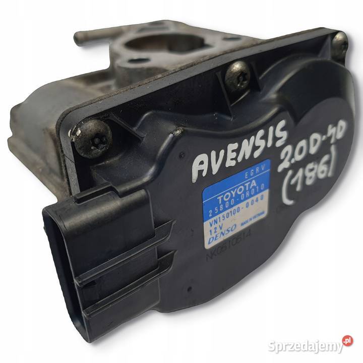 ZAWÓR EGR Toyota Avensis T27 20 D4D 258000R010 Chełm sprzedam