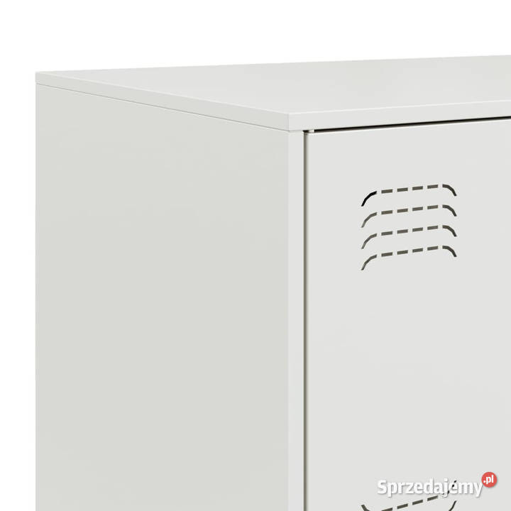 Szafka boczna biała 67x39x73 stal WM841654