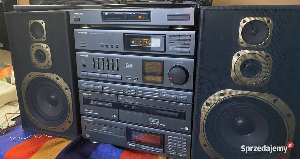Wieża SAMSUNG SCM6900 radio CD 2x magnetofon śląskie Gliwice
