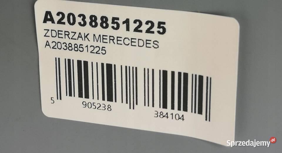 ZDERZAK TYLNY MERECEDESBENZ CKLASA COUPE CL203 osobowe