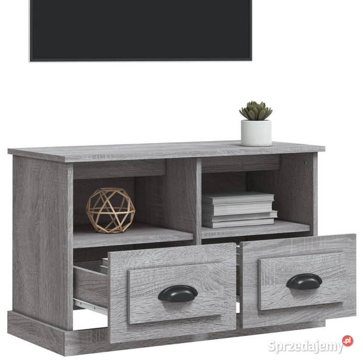 Szafka pod TV szary dąb sonoma 80x35x50 WM816286 Warszawa