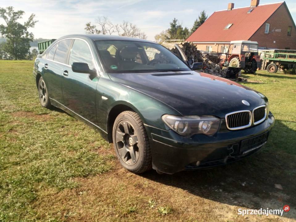 BMW E65 735i n62b36a oxfordgruen 2 metallic osobowe Drezdenko