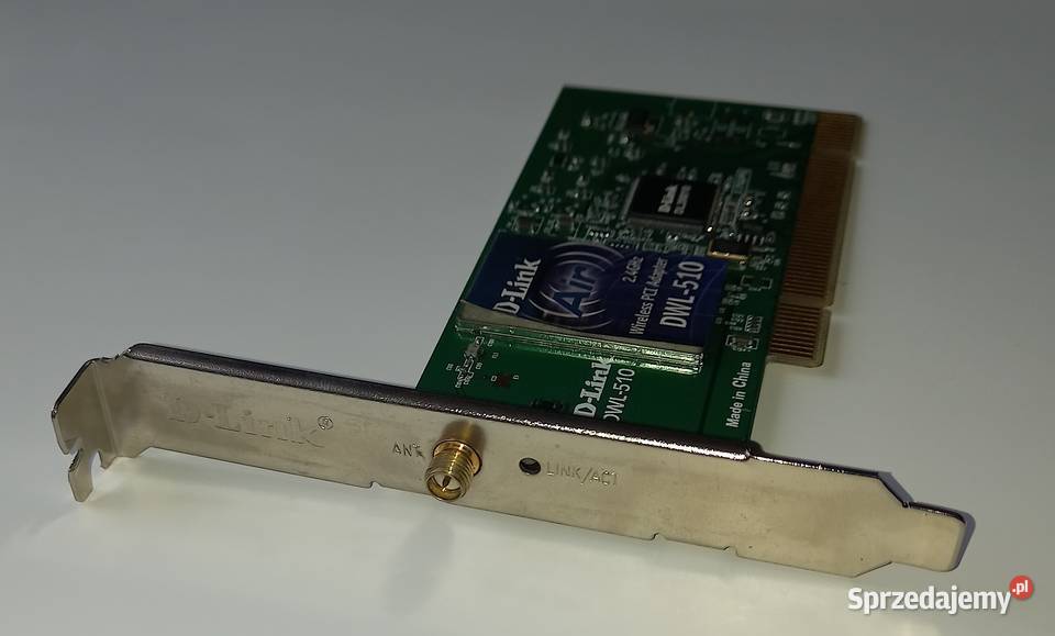 Karta sieciowa radiowa wifi DLink DWL510 24 GHz Pozostałe Brzesko