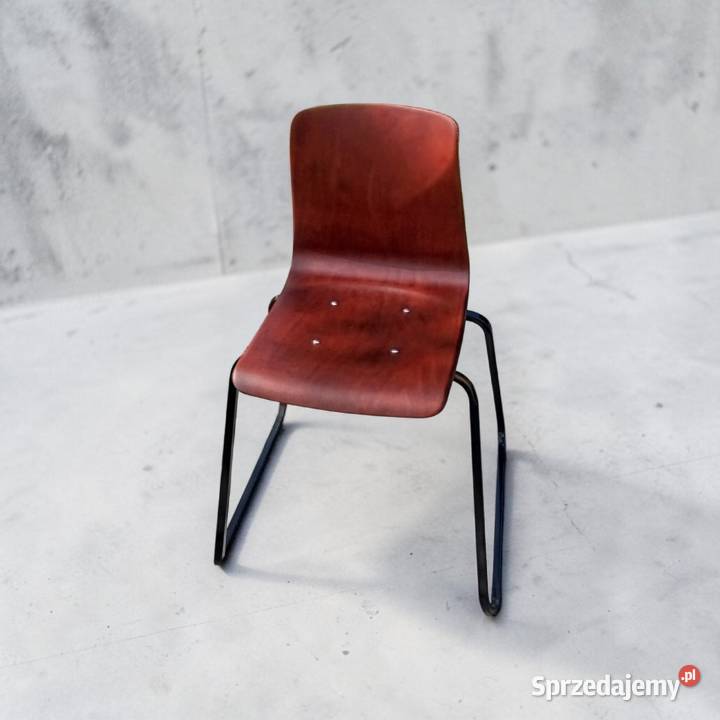 Krzesło szkolne vintage Elmar Flototto Sklejka Antyki, Sztuka, Kolekcje Opole sprzedam