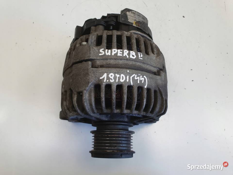 ALTERNATOR Skoda Superb II 19 TDI Bosch osobowe Chełm sprzedam