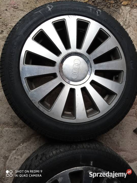 Sprzedam Alufelgi Audi 17 z oponami Turobin