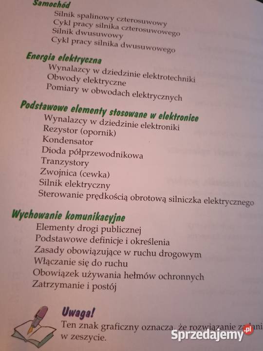 Technika 1 podręcznik szkolne księgarnia nowa sprzedam