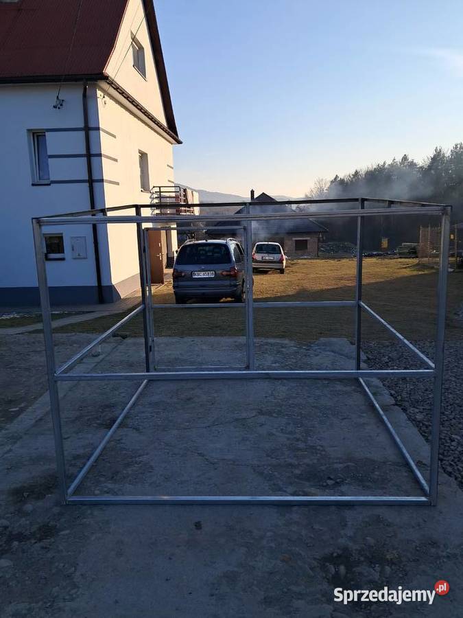 Konstrukcja stalowa pod kojec psa Kierlikówka