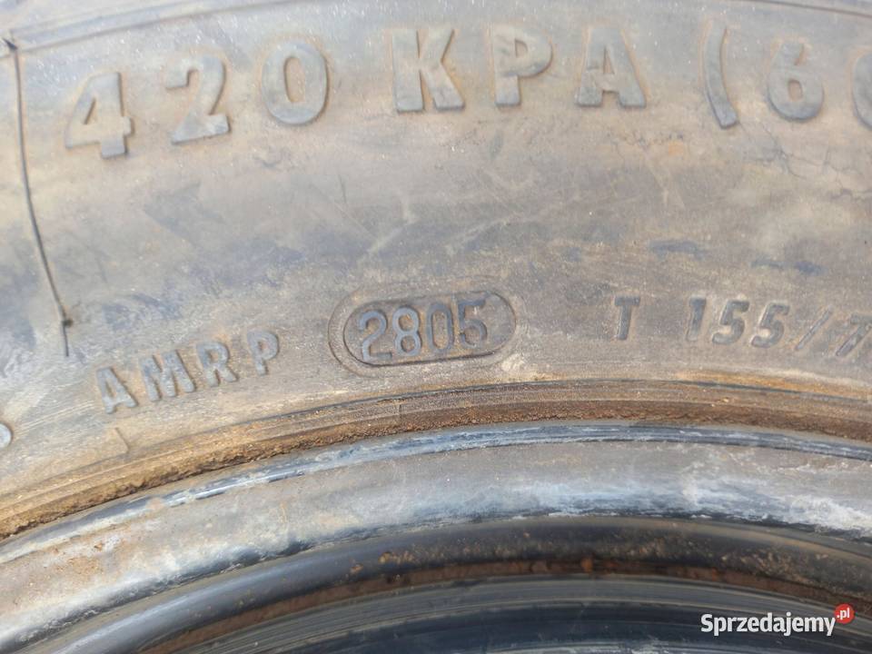 MERCEDES CLC W219 koło dojazdowe 1557017 110M Koła dojazdowe