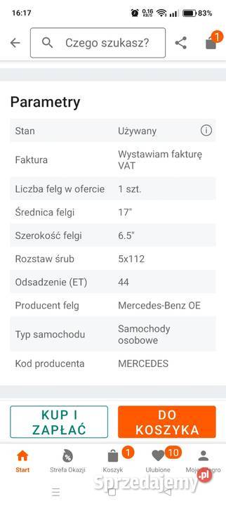 Alufelgi 2 Mercedes Glc 19 zalli świętokrzyskie Kielce