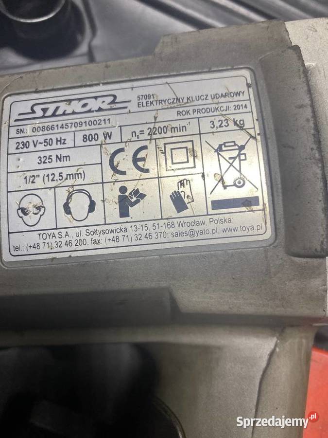Klucz udarowy elektryczny z nasadkami Wrocław