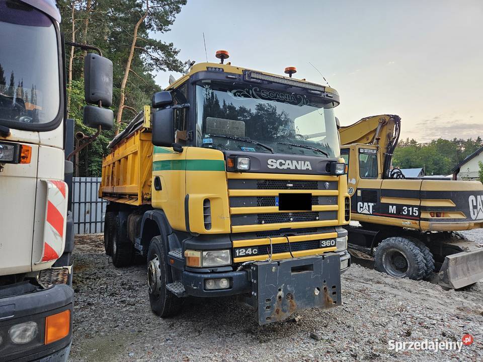 Pojazd zimowego utrzymania drog scania 124c lubelskie Łaziska