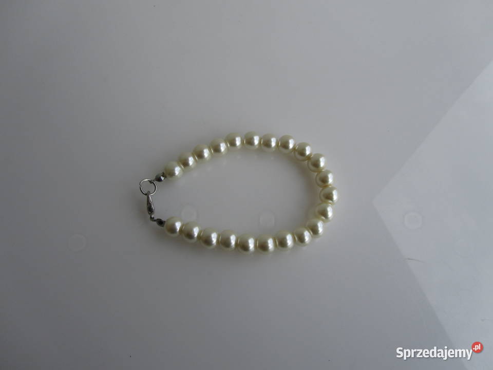 Bransoletka korale z masy perłowej na rękę