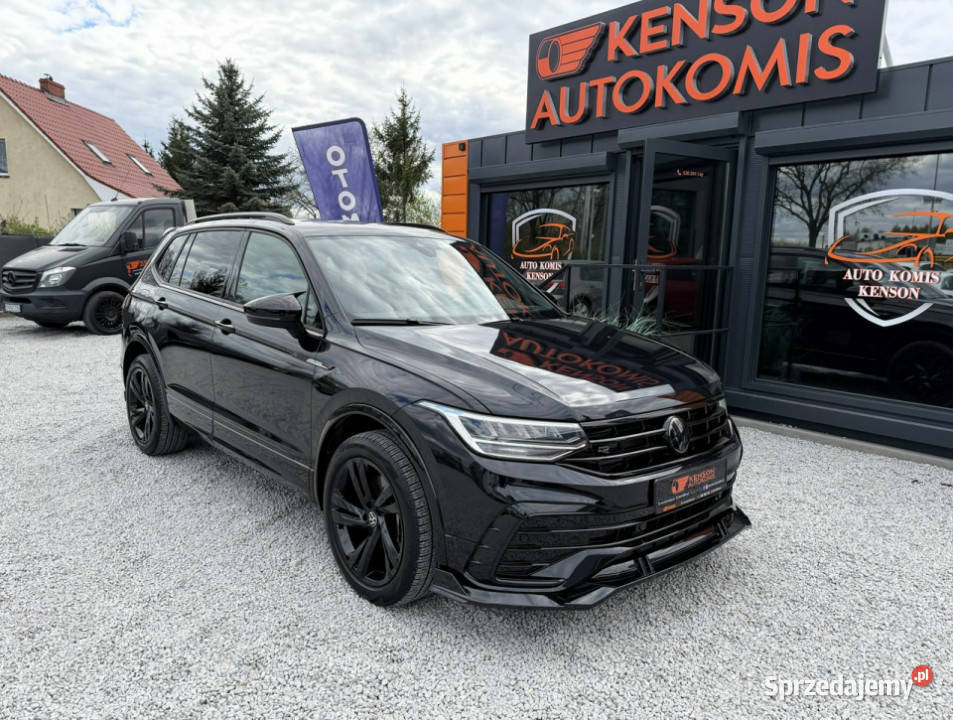 Volkswagen Tiguan Allspace RLine Black DSG asystent pasa ruchu Bydgoszcz