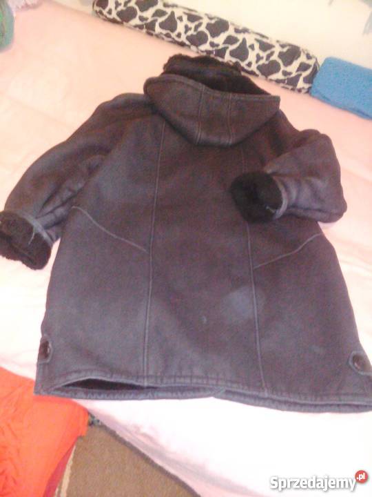 Kożuszek sztuczny szary rozmiar 4244 Kurtki i płaszcze Ostrołęka sprzedam