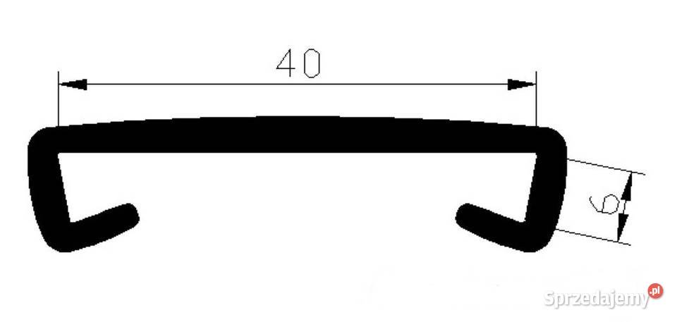 Okładzina poręczowa 40 x 6 mm Młyniec Pierwszy