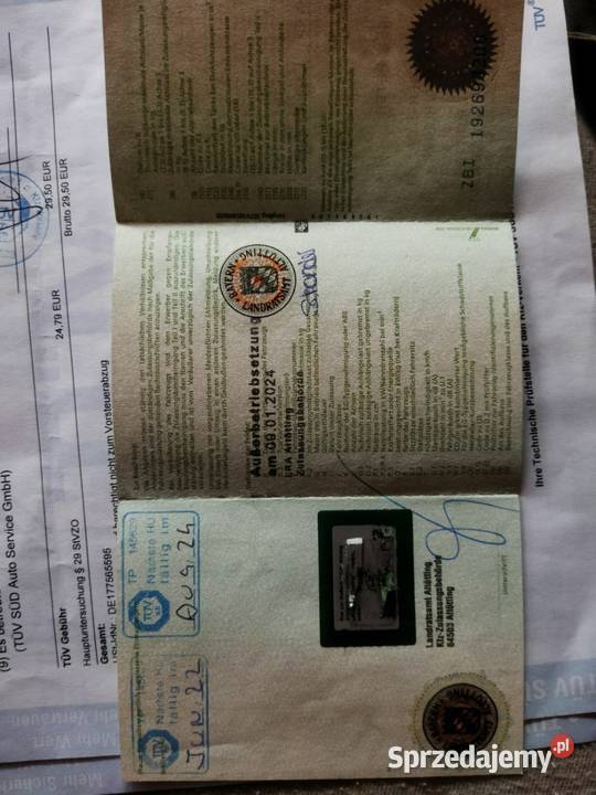 Niemiecka przyczepka samochodowa 750 STEMA Piotrków Trybunalski