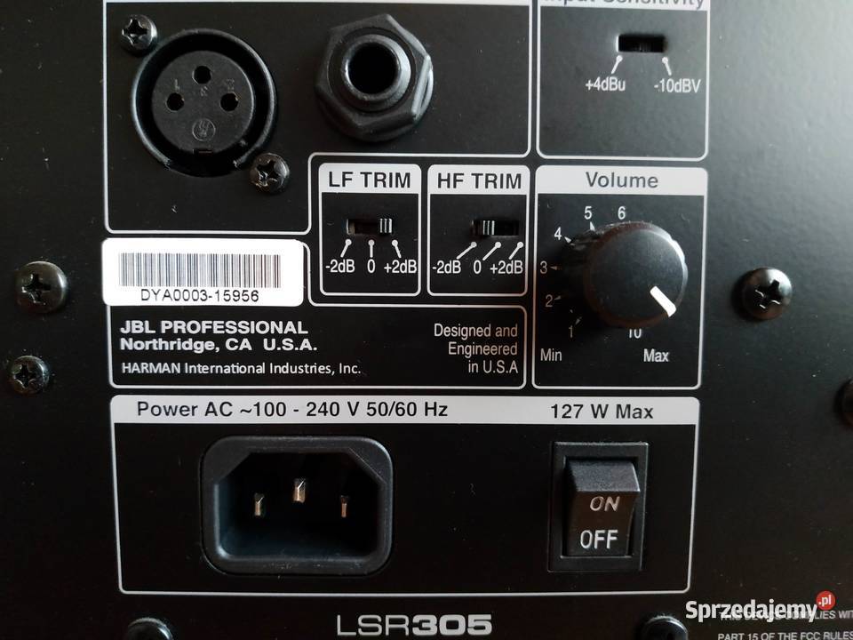 Odsłuchy studyjne JBL LSR 305 2 sztuki Bytom sprzedam